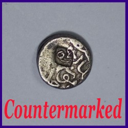 Afghanistan Countermarked Silver Coin