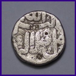 Akbar Ahmedabad Mint Silver One Rupee Coin Mughal Emperor
