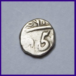 1/5 Rupee Bombay Presidency Silver Coin
